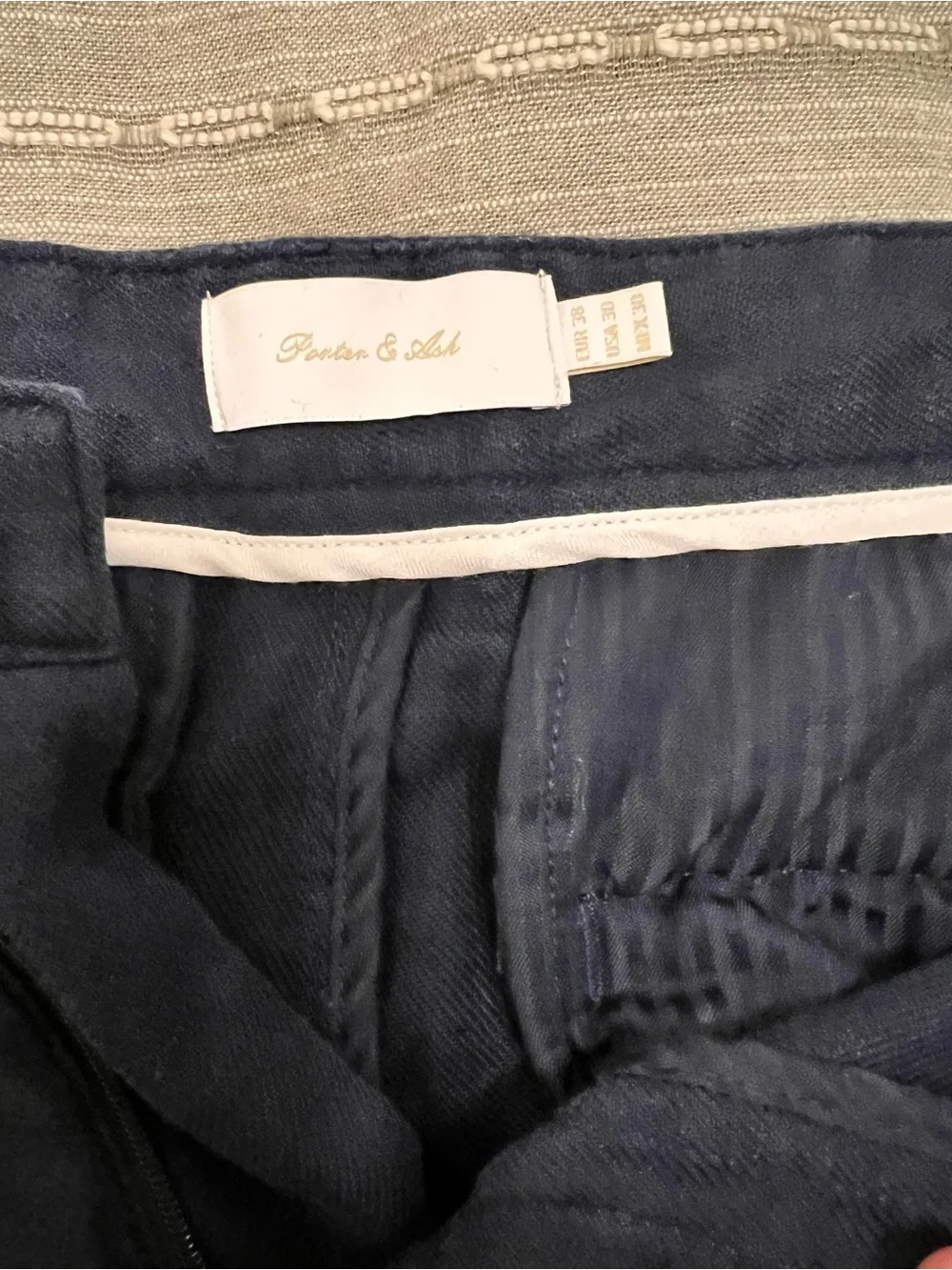 Men's Dark Navy Dress Pants — Lightweight Classic Trousers